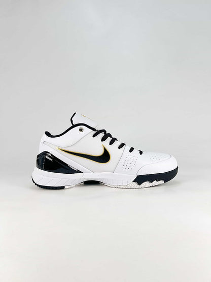 Nike Kobe 4 Protro FJ9363-102 White Black Gold Basketball Sneakers