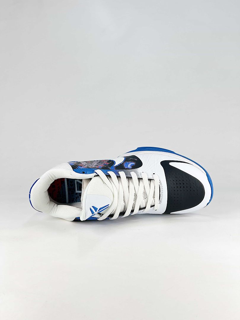 Nike Zoom Kobe 8 Protro CD4991-871 White Black Blue Basketball Sneakers