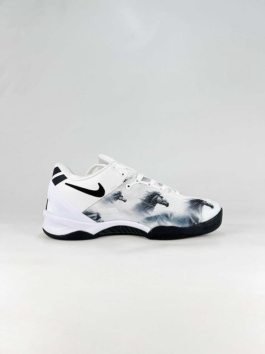 Nike Zoom Kobe 8 Protro HF2793-006 White Black Grey Basketball Sneakers