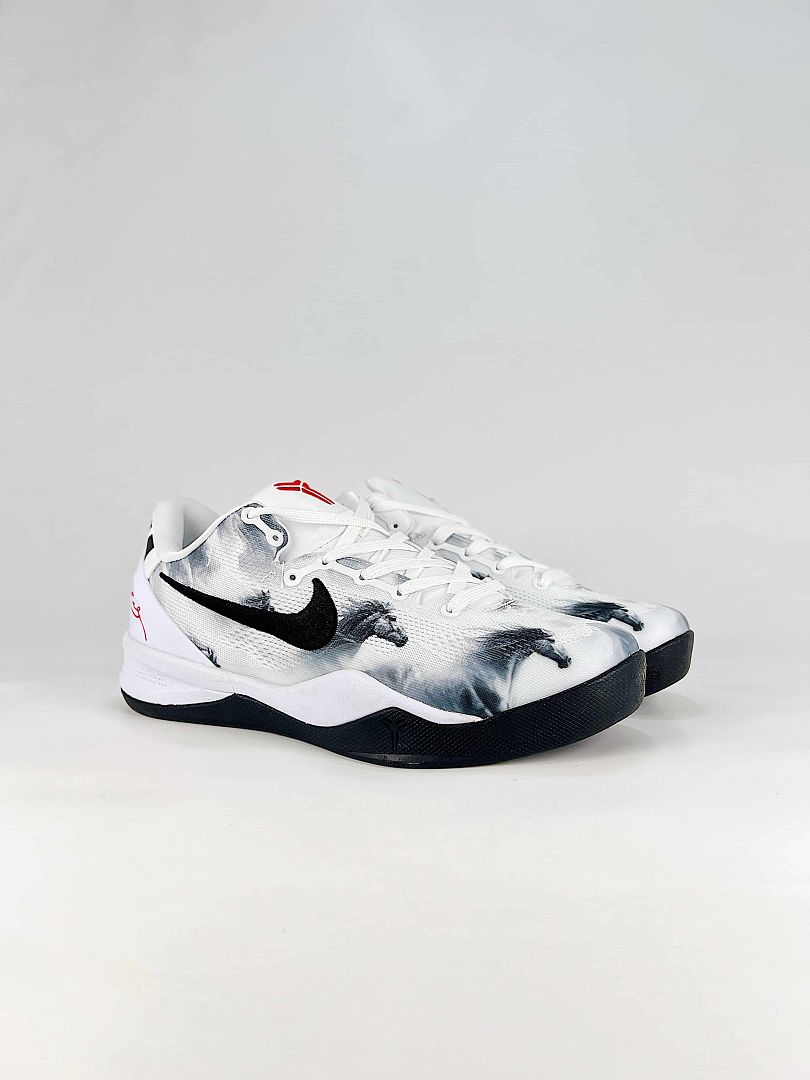 Nike Zoom Kobe 8 Protro HF2793-006 White Black Grey Basketball Sneakers