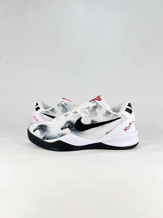 Nike Zoom Kobe 8 Protro HF2793-006 White Black Grey Basketball Sneakers