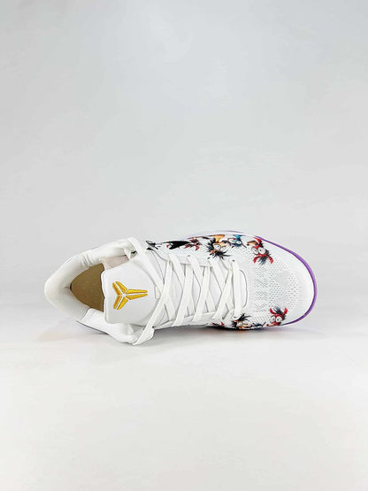 Nike Zoom Kobe 8 Protro HF2793-011 White Purple Multicolor Basketball Sneakers