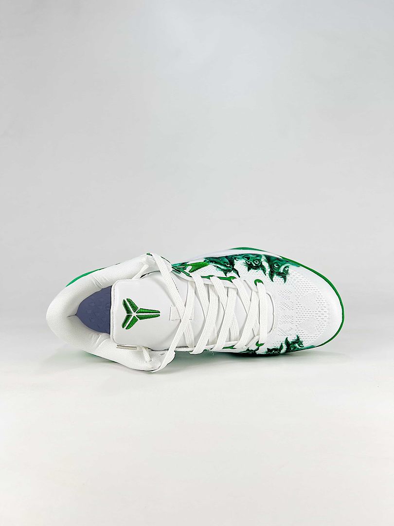 Nike Zoom Kobe 8 Protro HF2793-015 White Green Graphic Basketball Sneakers