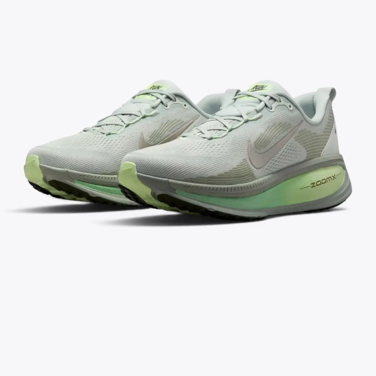 Nike Vomero 18 Light Silver College Grey Barely Volt Running Shoes