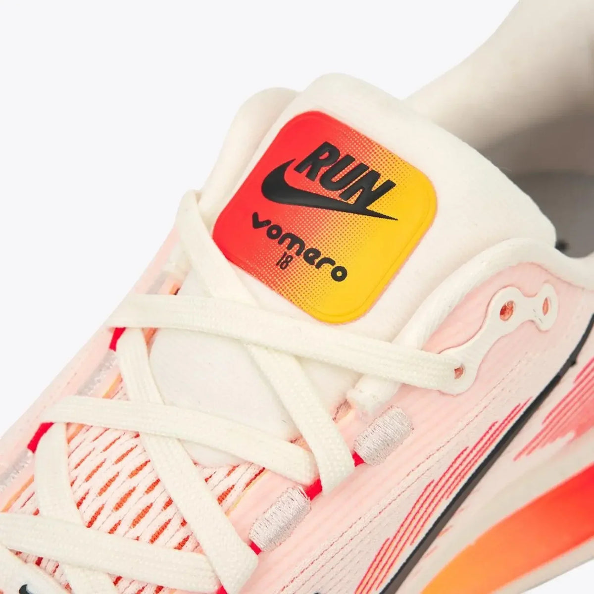 Nike Vomero 18 Sail Bright Crimson Laser Orange Running Shoes