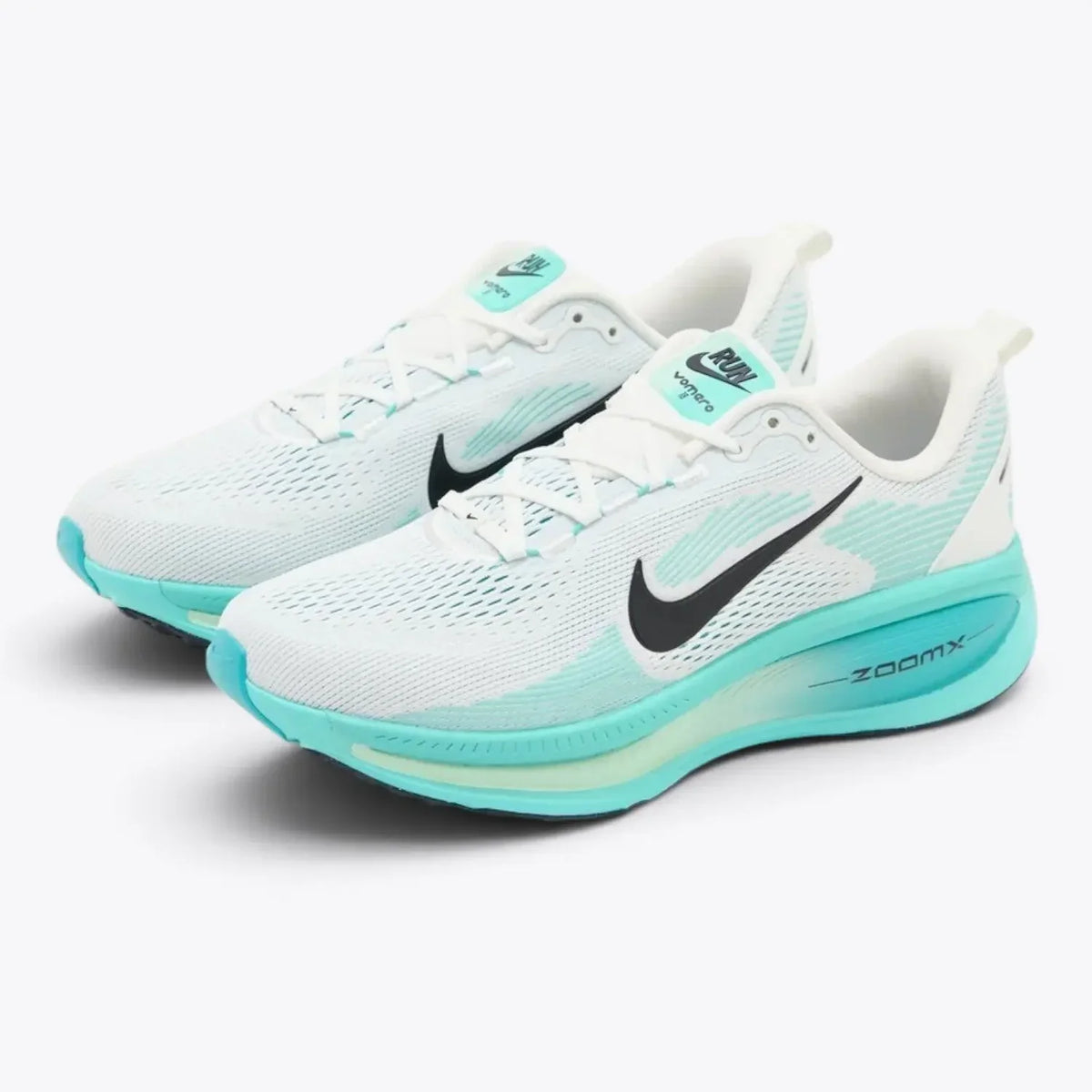 Nike Vomero 18 Summit White Geode Teal Running Shoes
