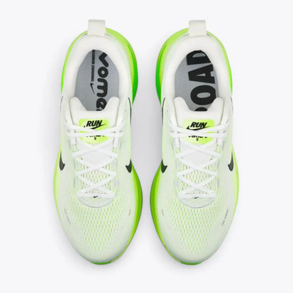 Nike Vomero 18 White Electric Green Volt Running Shoes
