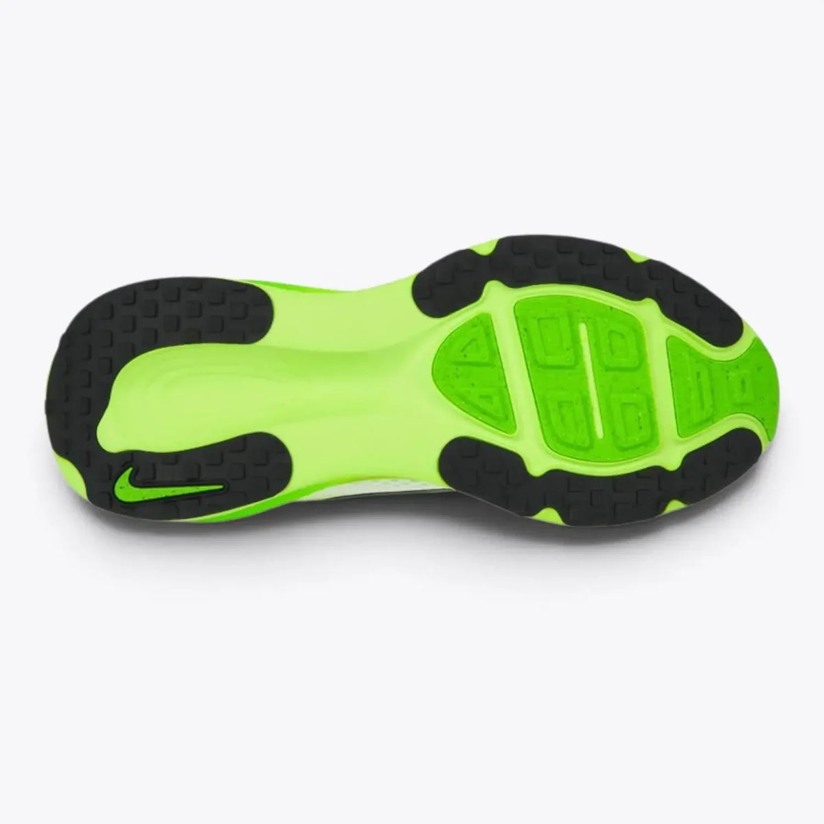 Nike Vomero 18 White Electric Green Volt Running Shoes