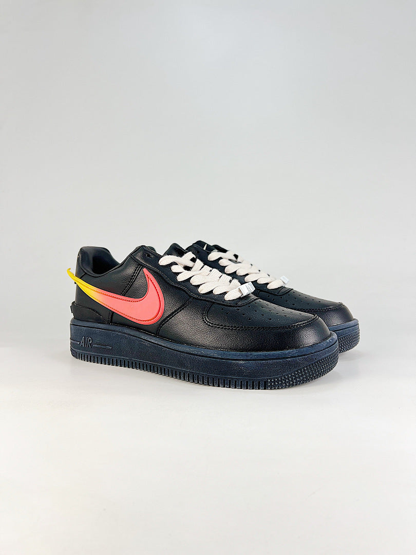 AMBUSH x Nike Air Force 1 Low Black Blue Coral Air Sneakers