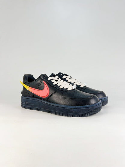 AMBUSH x Nike Air Force 1 Low Black Blue Coral Air Sneakers