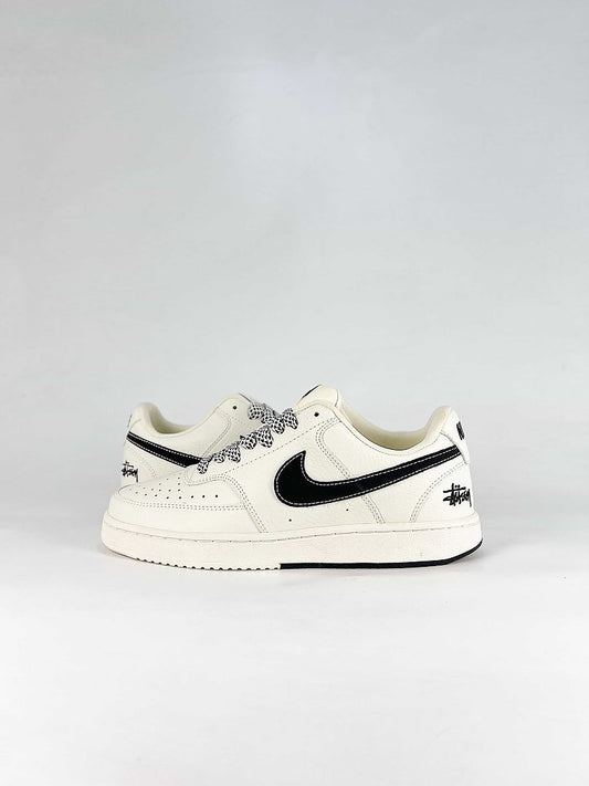 Nike x Stussy Air Force 1 07 Low CS5288-017 Stussy Detail Sneakers Cream White Black