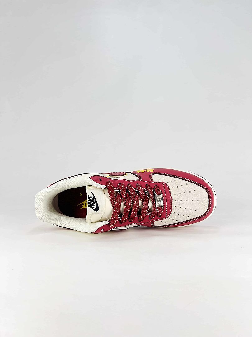 Nike Air Force 1 07 Low CS5288-050 Graphic Detail Sneakers Cream White Black