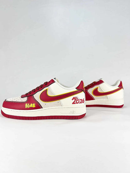 Nike Air Force 1 07 Low CS5288-050 Graphic Detail Sneakers Cream White Black