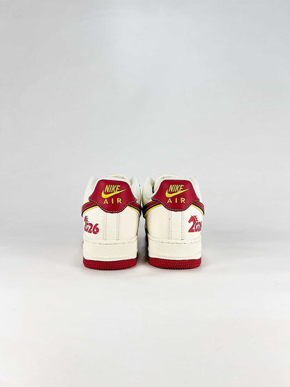 Nike Air Force 1 07 Low CS5288-050 Graphic Detail Sneakers Cream White Black