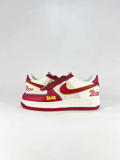 Nike Air Force 1 07 Low CS5288-050 Graphic Detail Sneakers Cream White Black