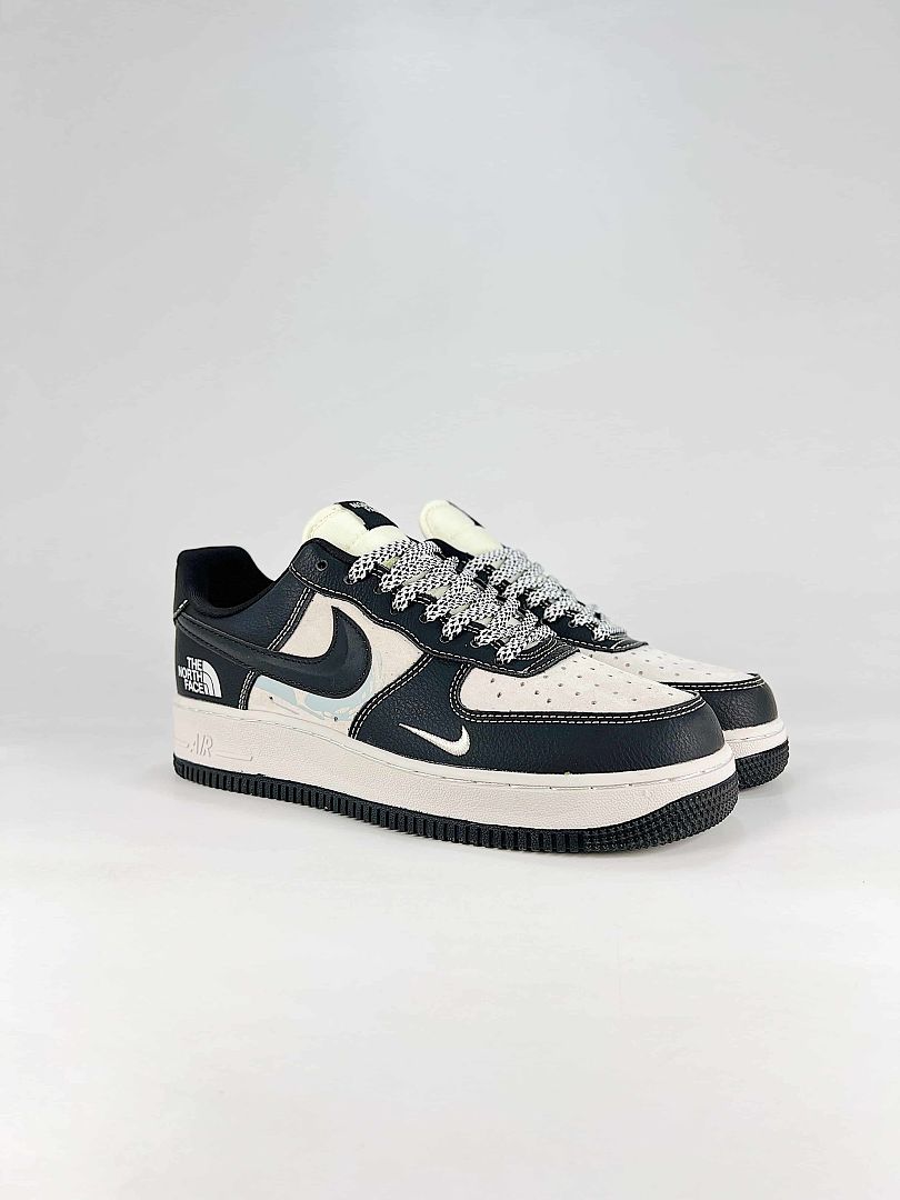 Nike x The North Face Air Force 1 07 Low DF0188-160 Co Branded Sneakers Black White