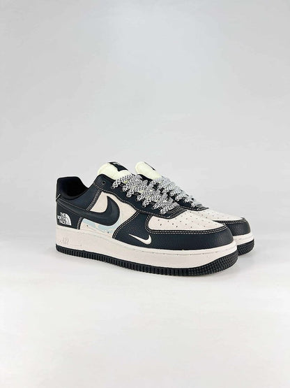 Nike x The North Face Air Force 1 07 Low DF0188-160 Co Branded Sneakers Black White