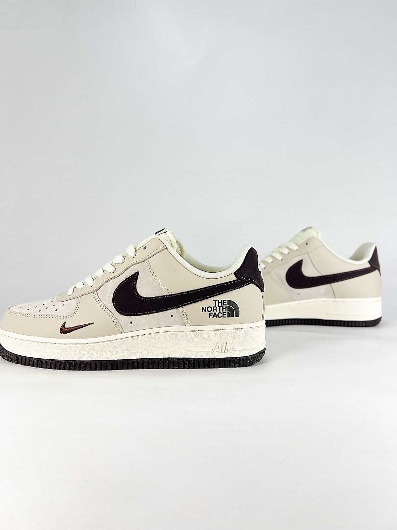 The North Face x Nike Air Force 1 Low Sail Black Air Sneakers