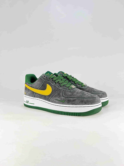 NOCTA x Nike Air Force 1 Low Grey Green Yellow Air Sneakers