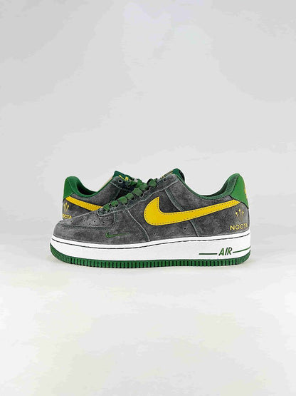 NOCTA x Nike Air Force 1 Low Grey Green Yellow Air Sneakers