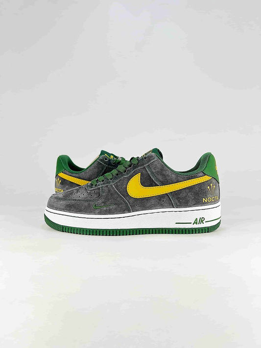 NOCTA x Nike Air Force 1 Low Grey Green Yellow Air Sneakers