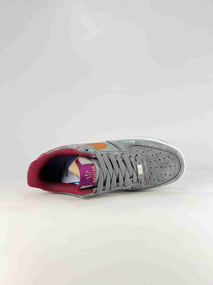 NOCTA x Nike Air Force 1 Low Grey Orange Pink Air Sneakers