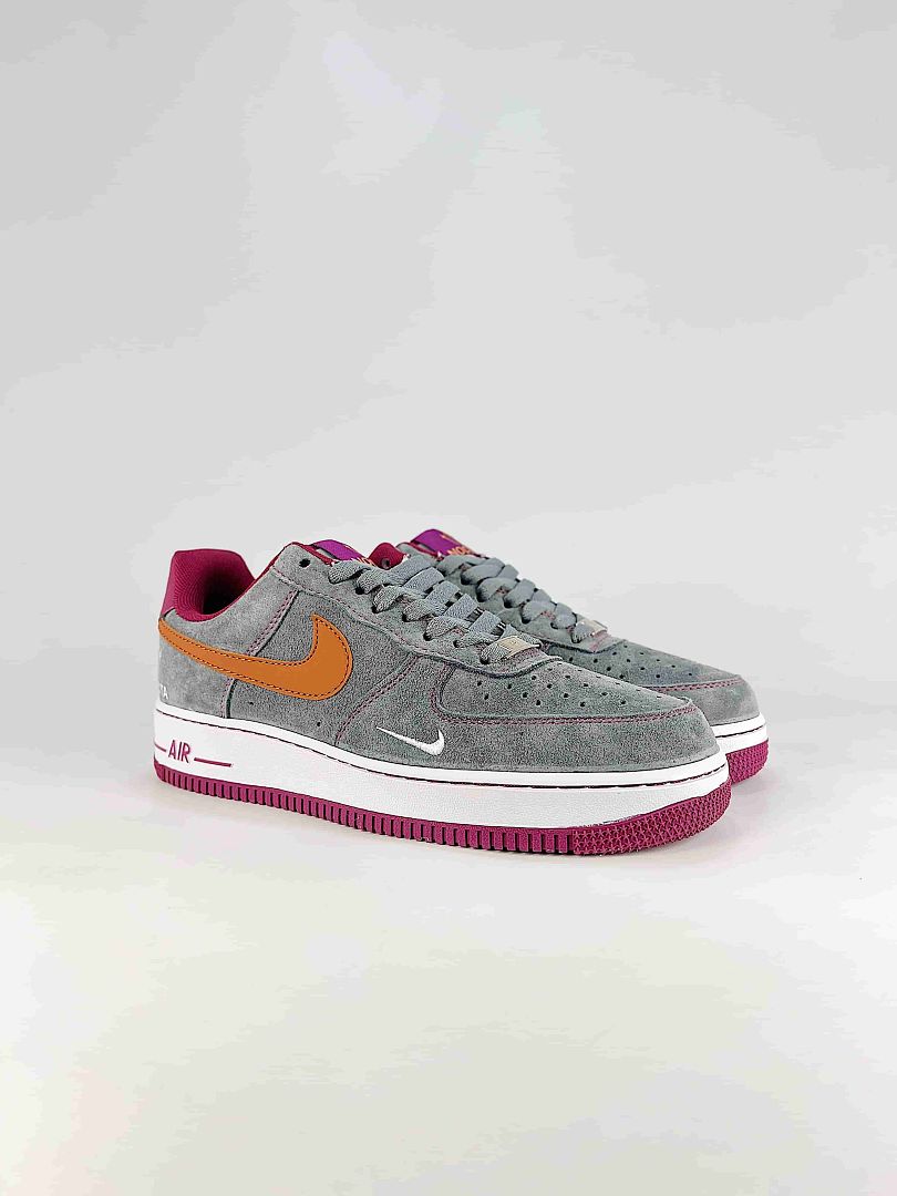 NOCTA x Nike Air Force 1 Low Grey Orange Pink Air Sneakers