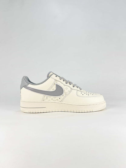 Louis Vuitton x Nike Air Force 1 Low White Grey Air Sneakers