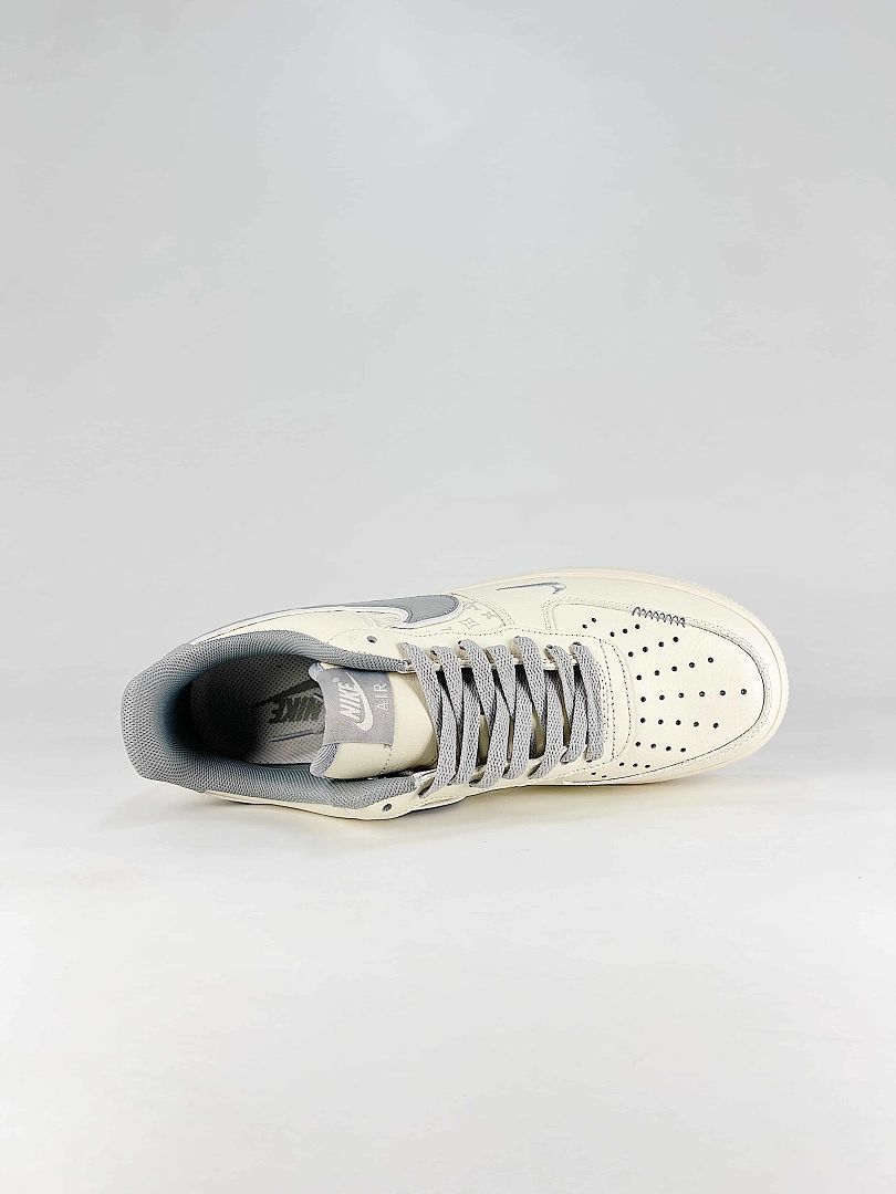 Louis Vuitton x Nike Air Force 1 Low White Grey Air Sneakers