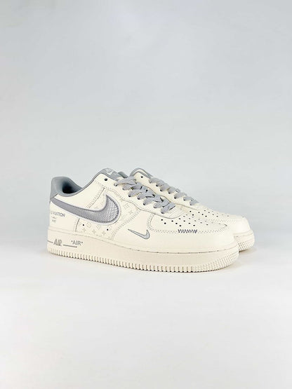 Louis Vuitton x Nike Air Force 1 Low White Grey Air Sneakers