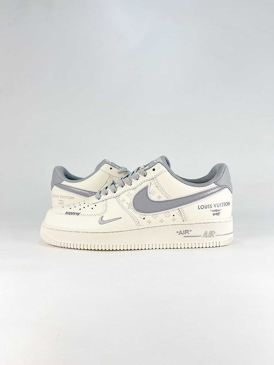 Louis Vuitton x Nike Air Force 1 Low White Grey Air Sneakers