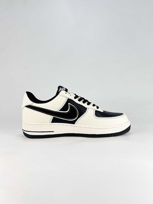 Nike Air Force 1 Low White Black Just Do It Air Sneakers