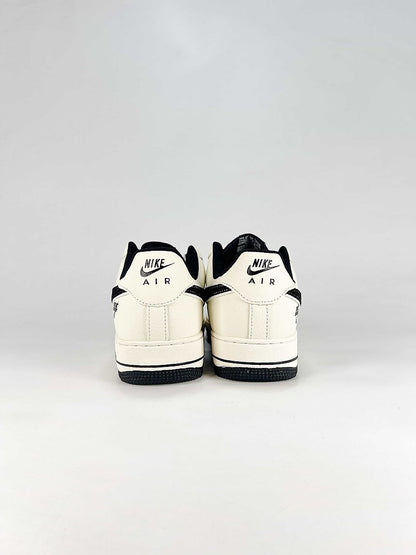 Nike Air Force 1 Low White Black Just Do It Air Sneakers
