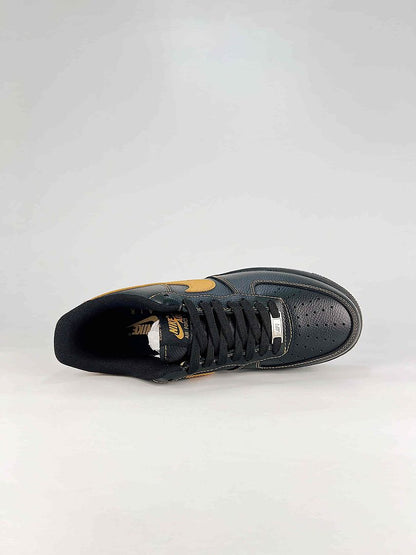 Nike Air Force 1 07 Low HQ2037-003 Stussy Graphic Detail Sneakers Black