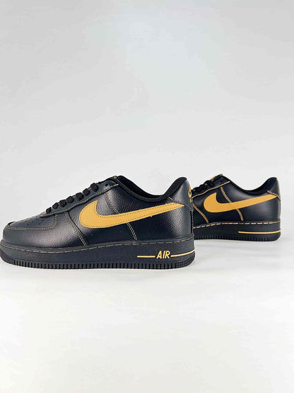Nike Air Force 1 07 Low HQ2037-003 Stussy Graphic Detail Sneakers Black