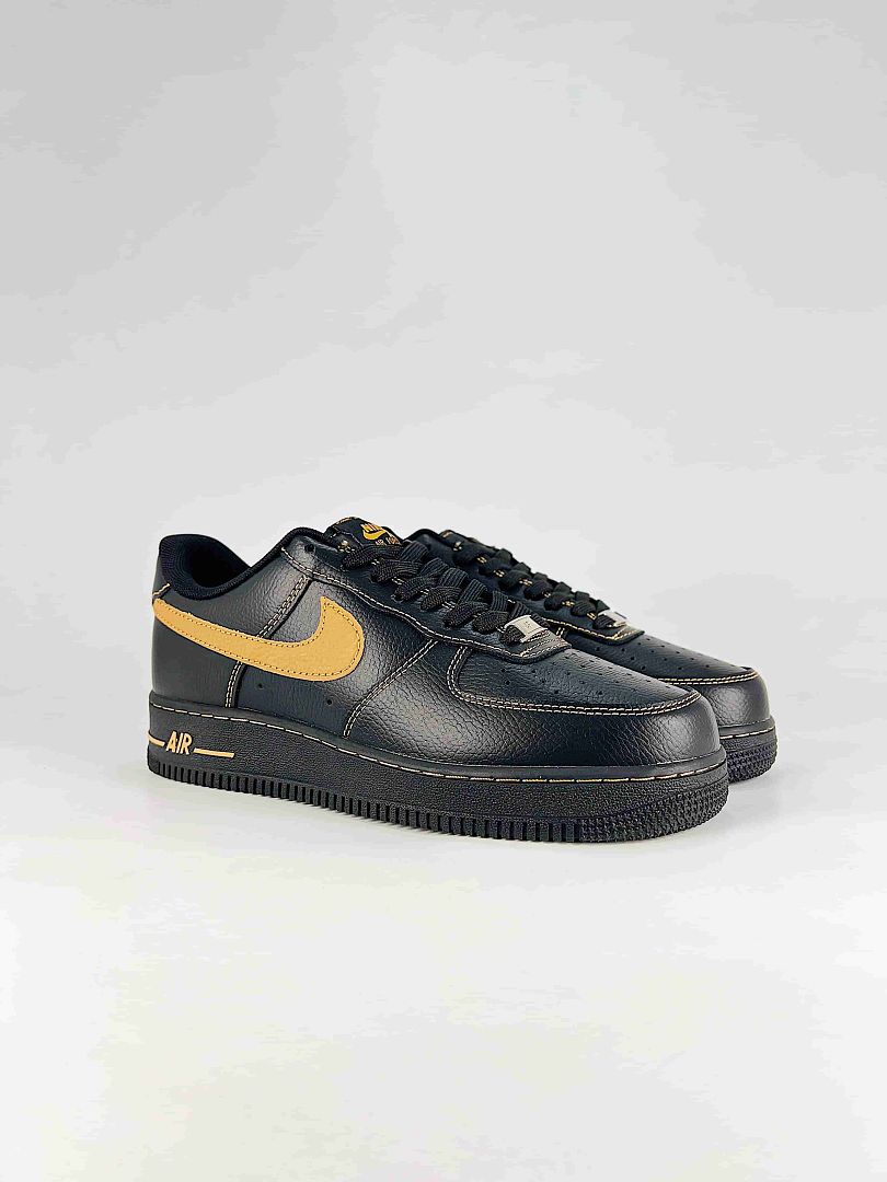 Nike Air Force 1 07 Low HQ2037-003 Stussy Graphic Detail Sneakers Black