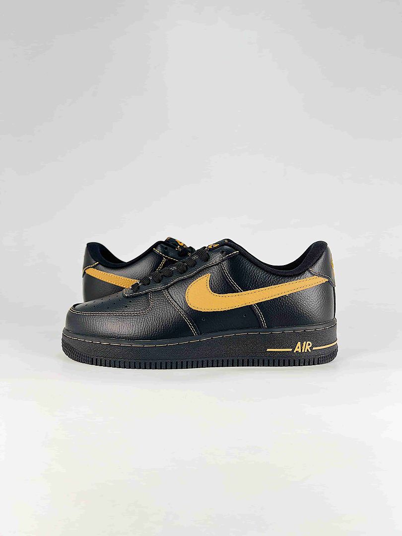 Nike Air Force 1 07 Low HQ2037-003 Stussy Graphic Detail Sneakers Black