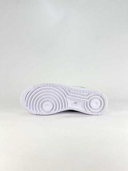 Nike Air Force 1 Low White Silver 12 AM Air Sneakers