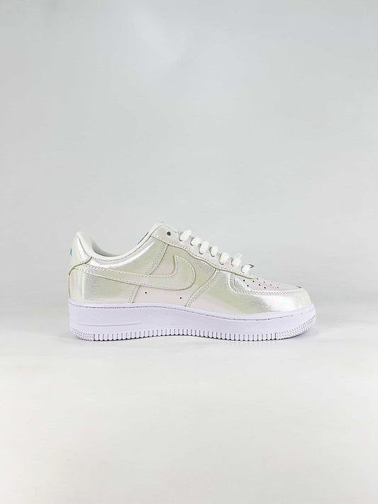 Nike Air Force 1 Low White Silver 12 AM Air Sneakers