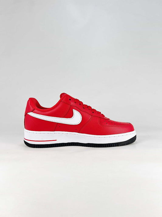 Nike Air Force 1 07 Low IV3238-600 Bear Graphic Sneakers Red White
