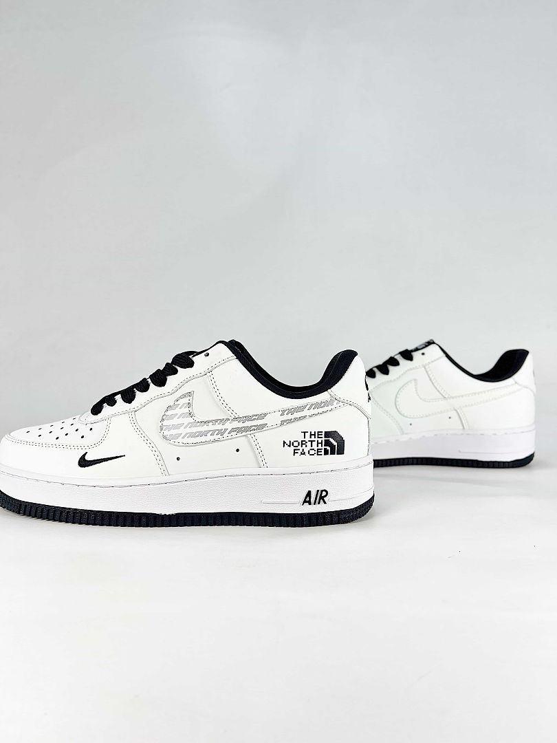 Nike x The North Face Air Force 1 07 Low LD1999-035 Graphic Sneakers White Black Gray
