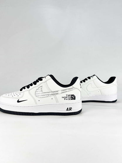 Nike x The North Face Air Force 1 07 Low LD1999-035 Graphic Sneakers White Black Gray