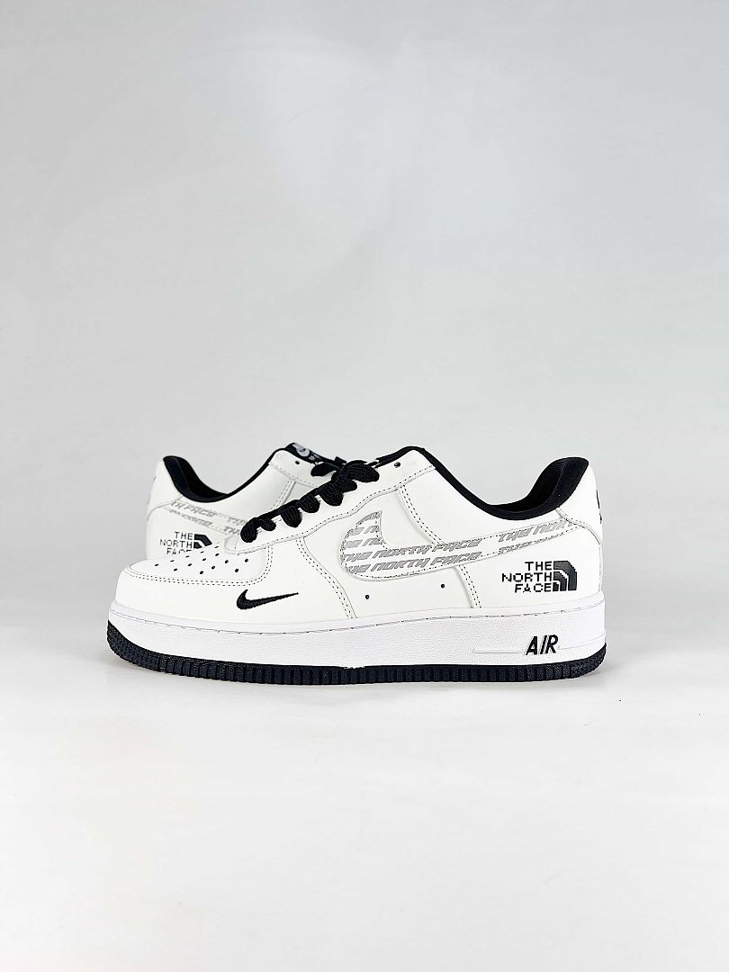 Nike x The North Face Air Force 1 07 Low LD1999-035 Graphic Sneakers White Black Gray