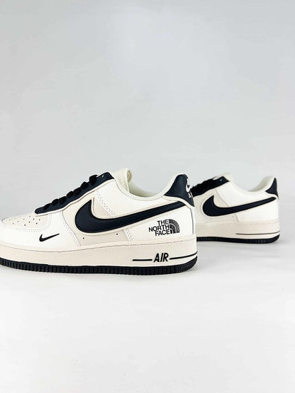 Nike x The North Face Air Force 1 07 Low LF6688-001 Logo Detail Sneakers White Black