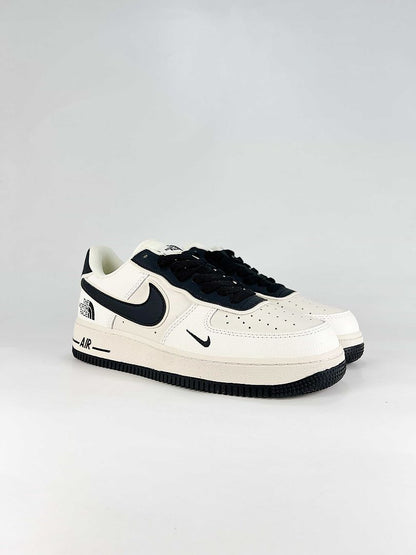 Nike x The North Face Air Force 1 07 Low LF6688-001 Logo Detail Sneakers White Black