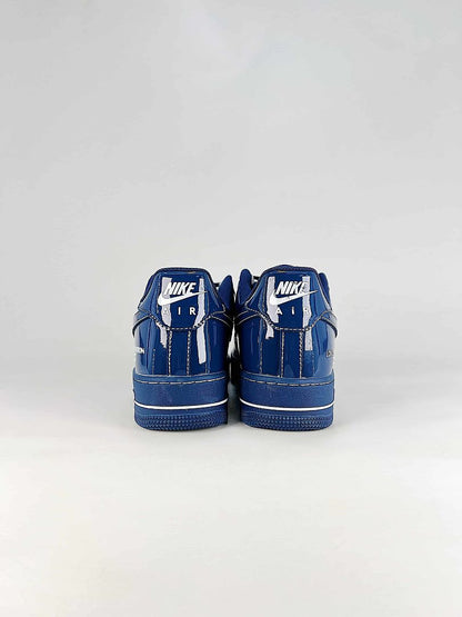 Nike x Louis Vuitton Air Force 1 07 Low NH0601-524 LV Graphic Sneakers Blue White