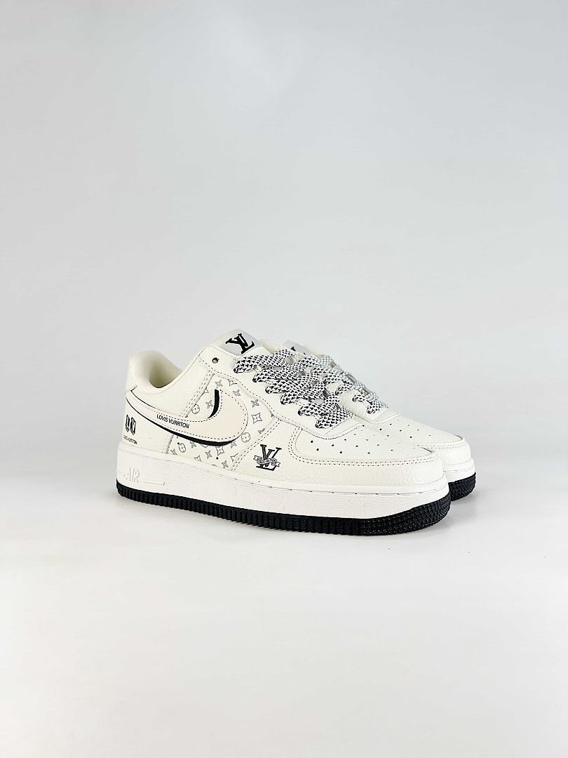 Nike Air Force 1 '07 Low x CLOT Black White Sneakers