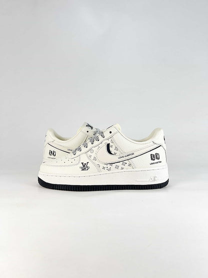 Nike Air Force 1 '07 Low x CLOT Black White Sneakers
