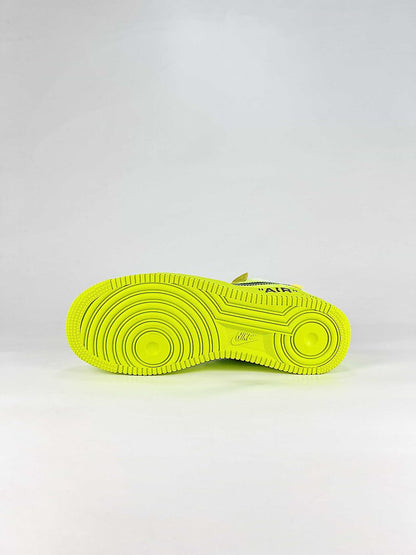 Nike Air Force 1 '07 Low AO4606-700 Volt Graphic Sneakers