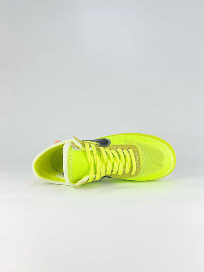 Nike Air Force 1 '07 Low AO4606-700 Volt Graphic Sneakers